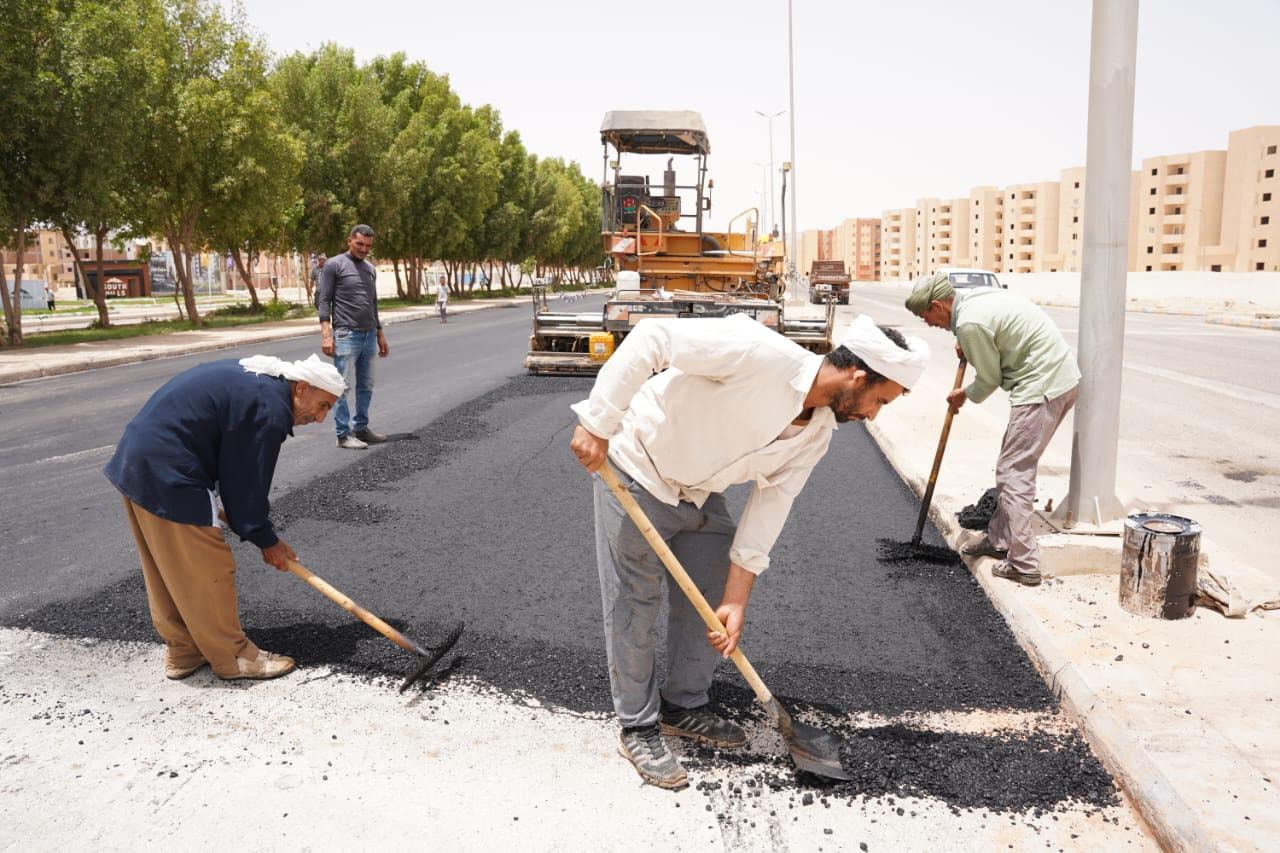 أعمال تطوير ورفع كفاءة بمدن الشروق وبدر ودمياط وسوهاج الجديدتين
