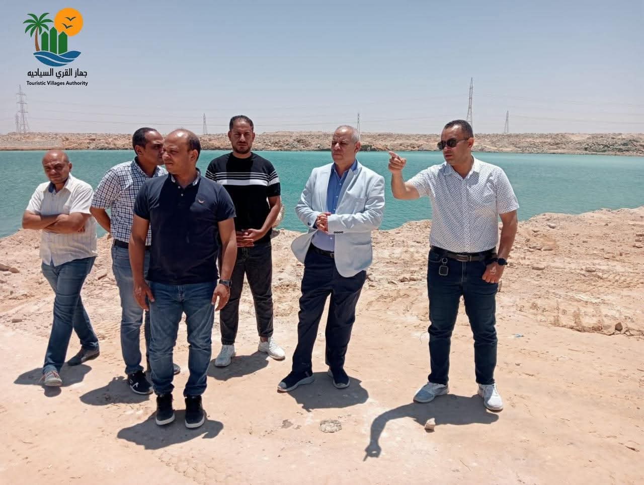 الشربيني يتابع سير العمل بمشروعات تطوير البنية الأساسية بقرى مارينا السياحية