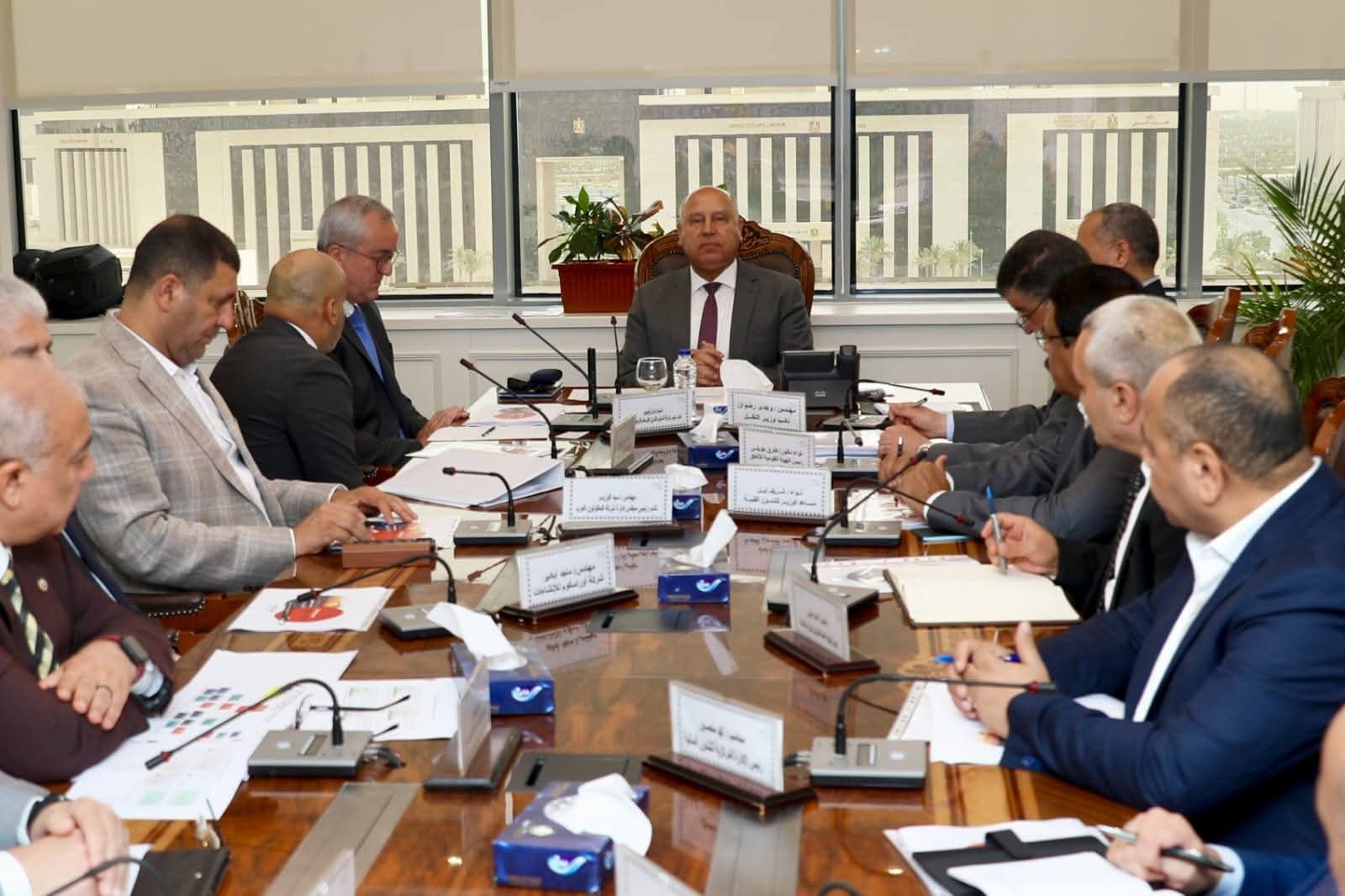 الوزير يناقش مع ألستوم الفرنسية خريطة طريق الخط السادس للمترو