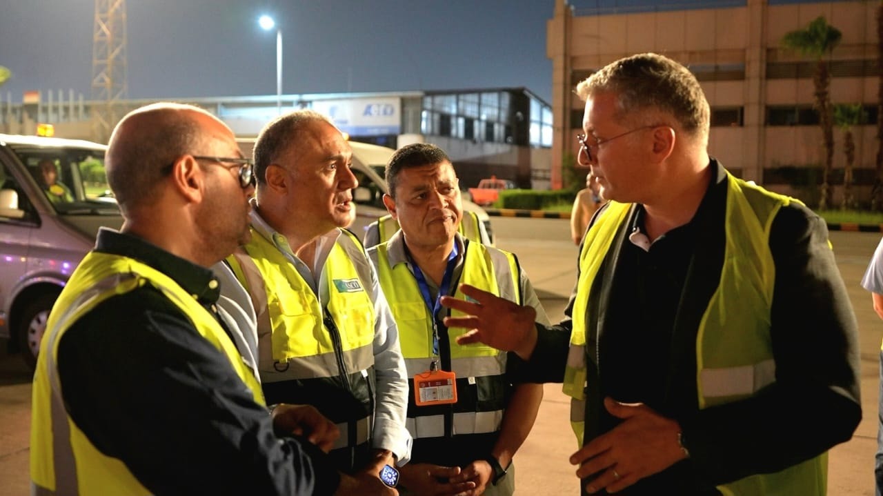 وصول ذراع التحميل البحري الأخير المخصص لرصيف وحدة التغييز الرابعة