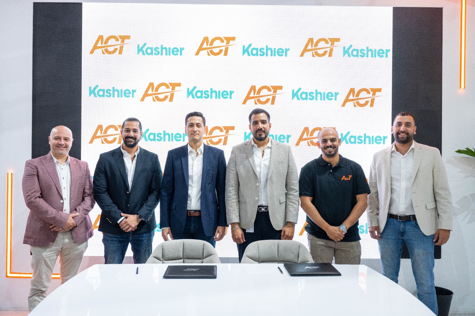 ACT وKashier  توقعان بروتوكول تعاون استراتيجي لتقديم حلول دفع ذكية لقطاع الضيافة
