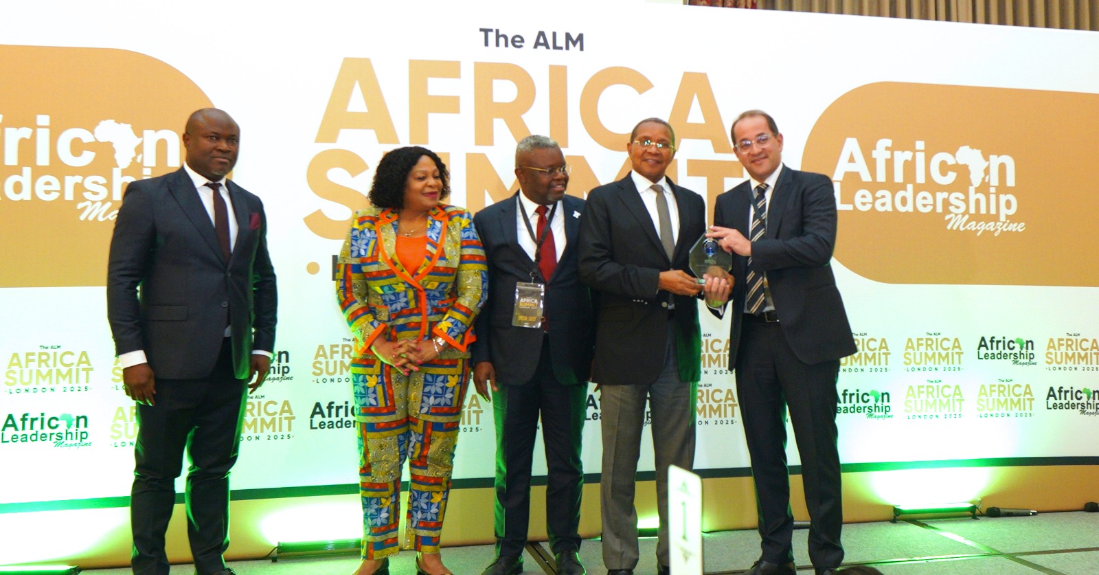 Finance Minister Ahmed Kouchouk honored at Africa 2025 Summit