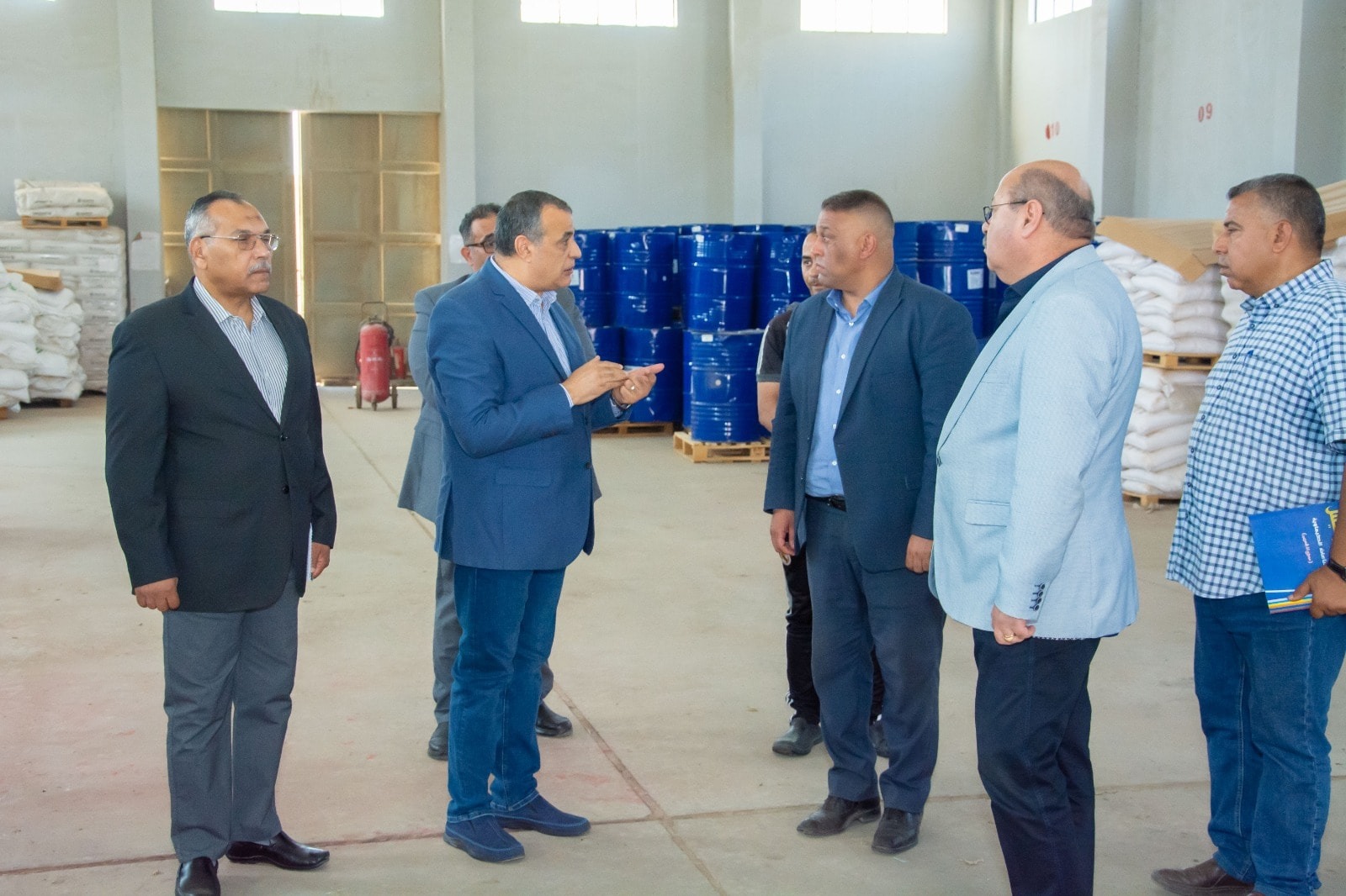 Military Production Minister inspects Heliopolis Chemical Industries
