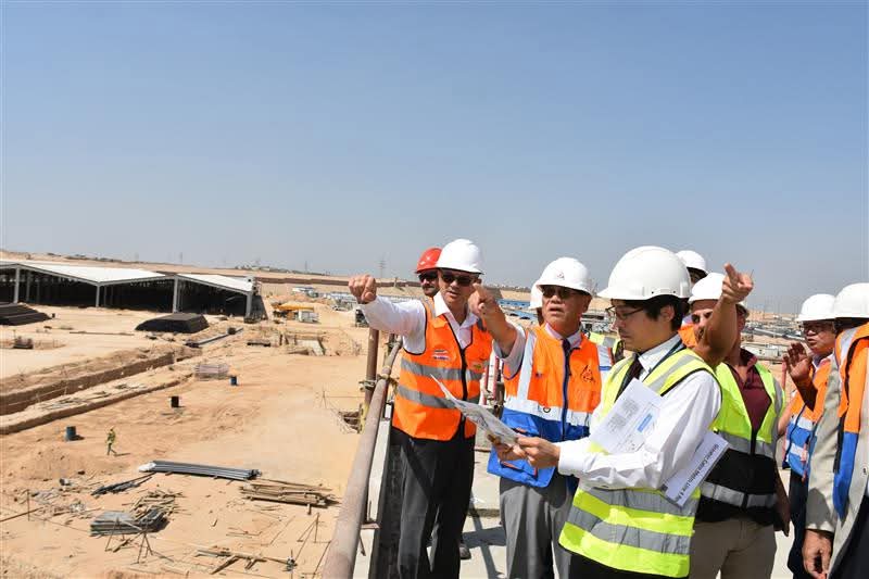 Japan’s ambassador inspects Cairo metro line 4 construction