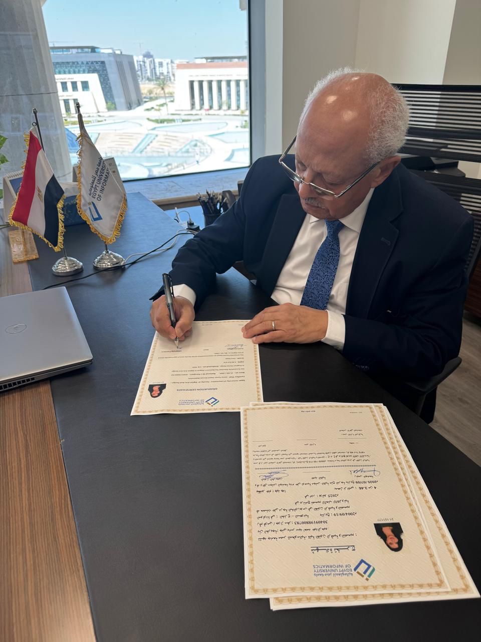 حمد : اليوم تحقق حلمنا بتخريج اول دفعة.. ونشكر شركاء نجاحنا بقطاعي البنوك وتكنولوجيا الاتصالات