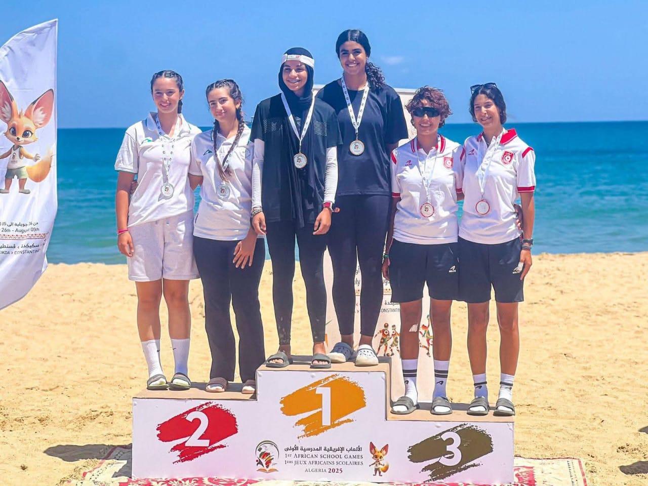 أبطال المصري للتجديف يحصدون الذهب في البطولة الأفريقية بالجزائر