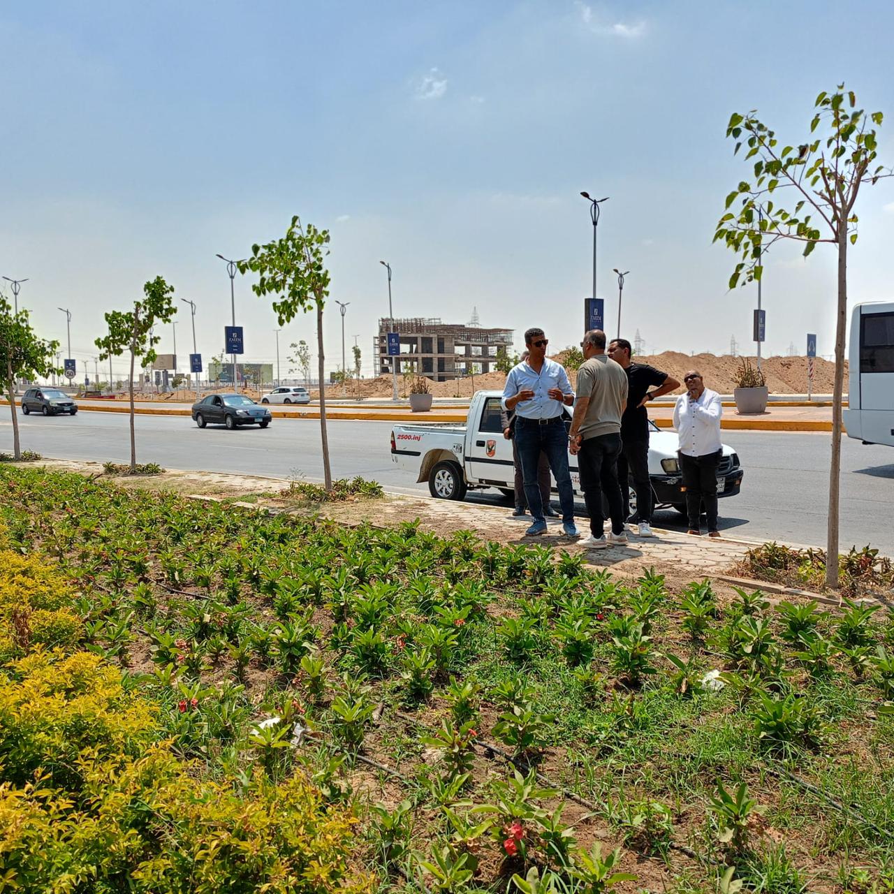 رئيس جهاز مدينة بدر يتفقد تطوير مدخل المدينة ومشروع الإسكان المتميز