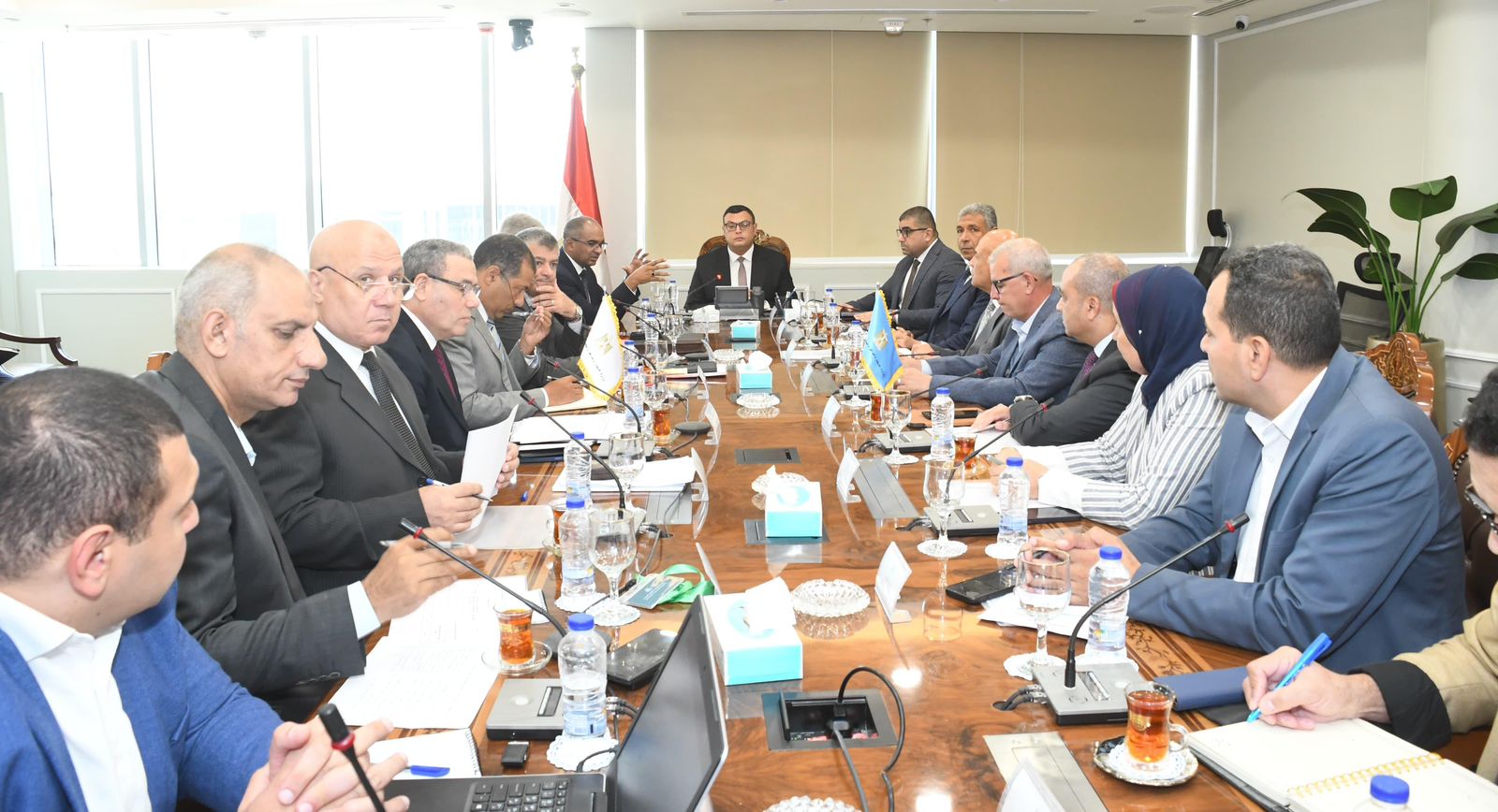 El-Sherbiny follows up on electricity supply to water, wastewater stations