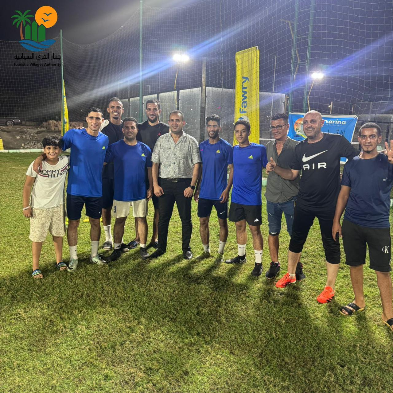 ختام فعاليات بطولة كرة القدم الخماسية  بمركز مارينا