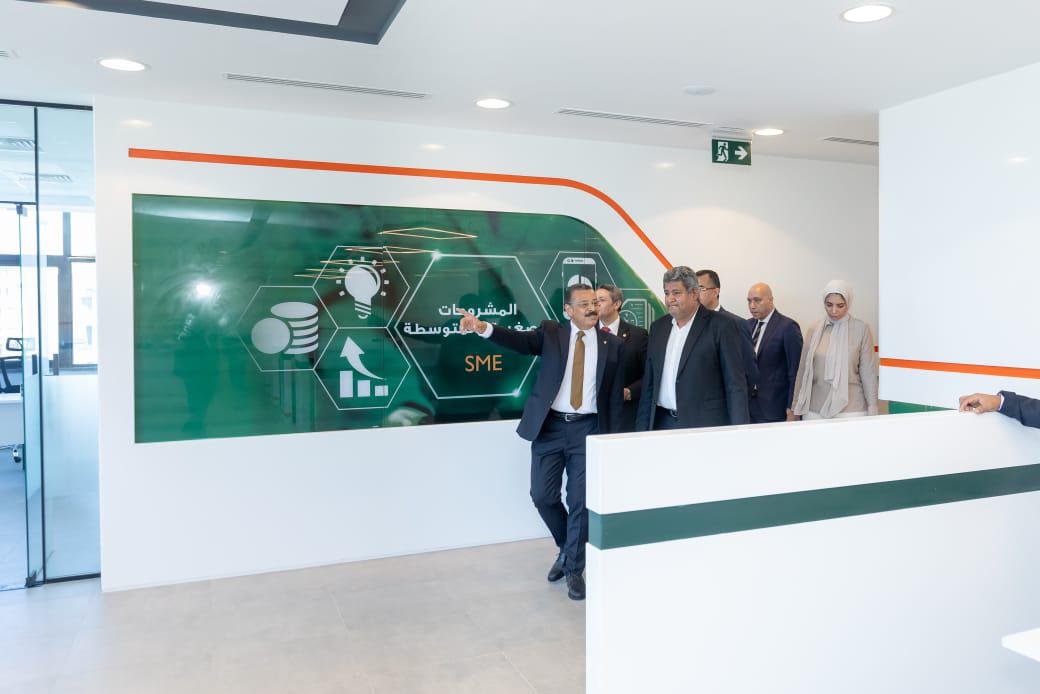 افتتاح فرع البنك الأهلي المصري بمدينة المنصورة الجديدة