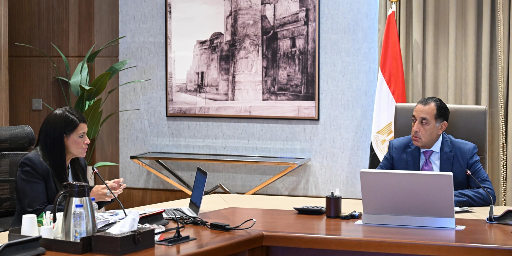 Madbouly, Al Mashat review public investment governance efforts