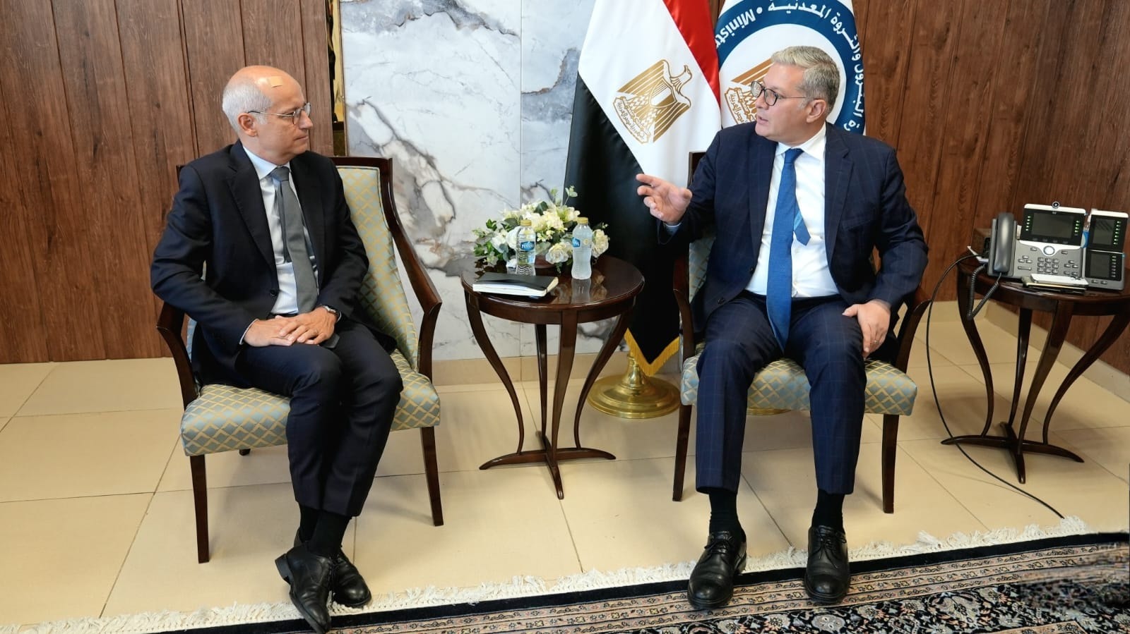 وزير البترول يبحث مع توتال إينيرجيز الفرنسية الاستفادة بفرص الاستثمار في شرق المتوسط