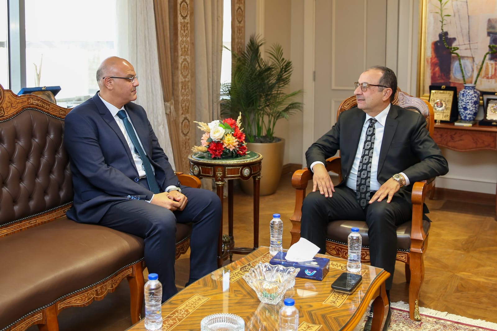 وزير قطاع الأعمال يستقبل محافظ القليوبية لبحث تعزيز التعاون وتنمية الأصول