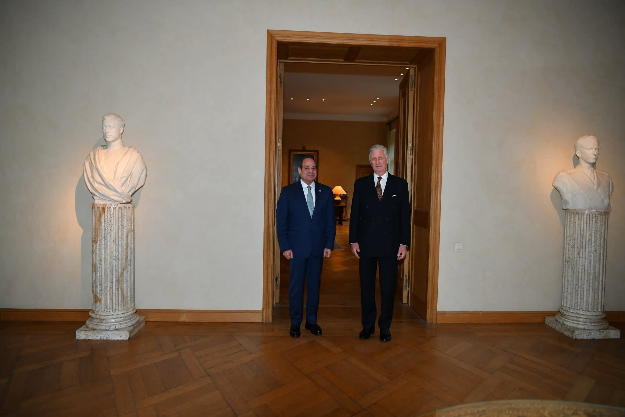 Sisi invites Belgian King to Grand Museum opening