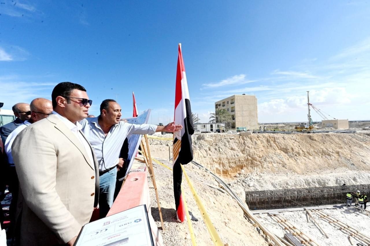 El-Sherbiny reviews M8 by the lake, Boghaz water project in North Coast