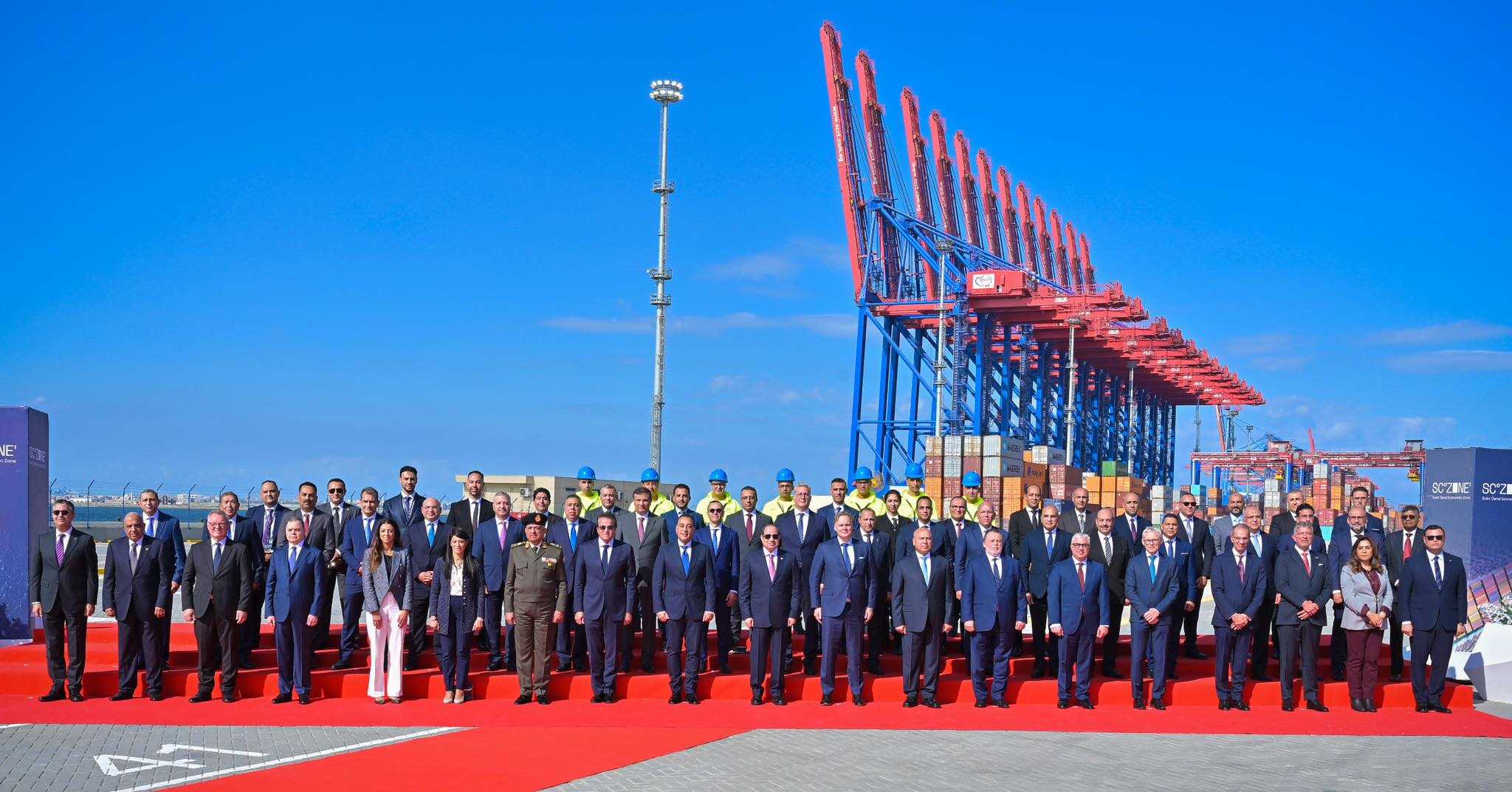 Sisi inaugurates new port facilities at SCZone