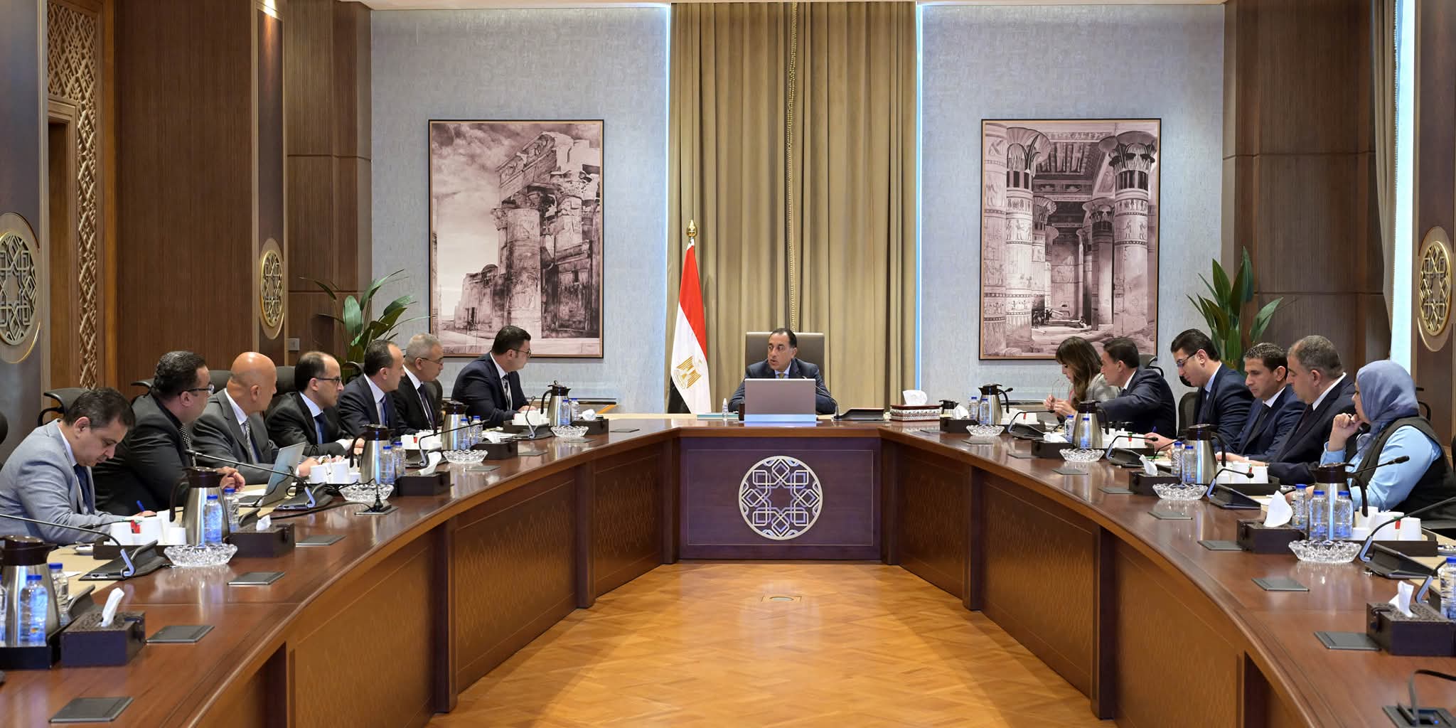 Madbouly reviews progress of works at new urban development on Warraq Island