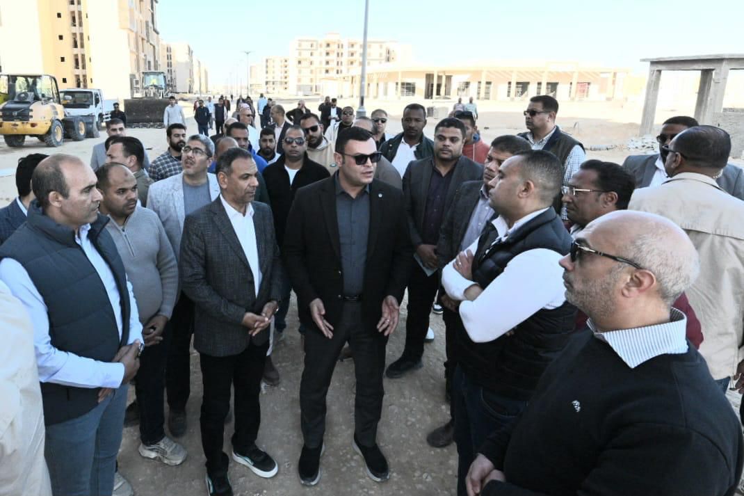 El-Sherbiny inspects major projects in New Alamein