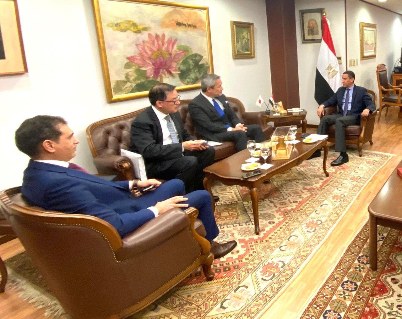 بحث توسيع استثمارات شركة ماروبيني اليابانية في مصر