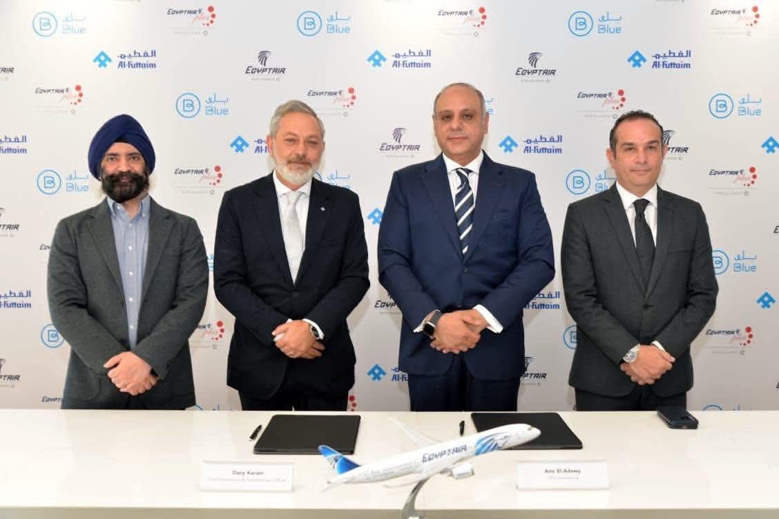مصر للطيران وبلو باي الفطيم يعلنان عن إبرام تعاون استراتيجي لتعزيز تجربة السفر