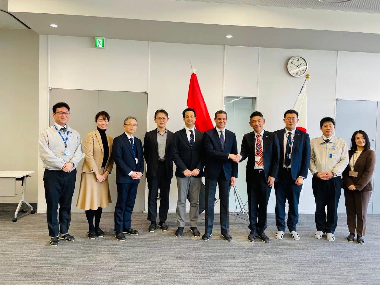 El-Etreby discusses investment opportunities with HORIBA in Kyoto
