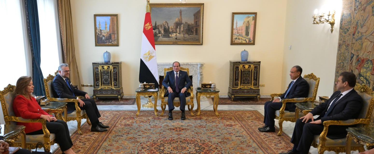 السيسي وبولس يناقشان أهمية عقد المنتدى الاقتصادي المصري الأمريكي العام الحالي