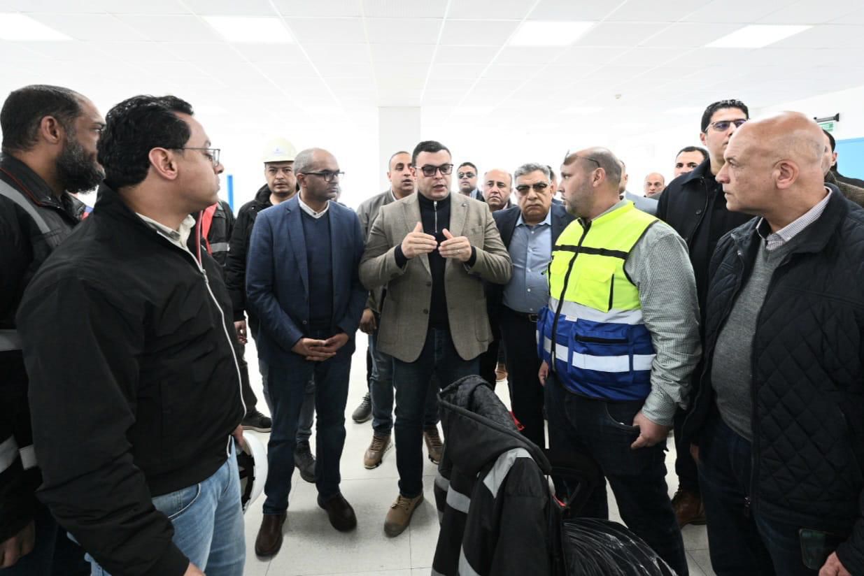 El-Sherbiny, Marzouk tour Gamasa new industrial treatment plant