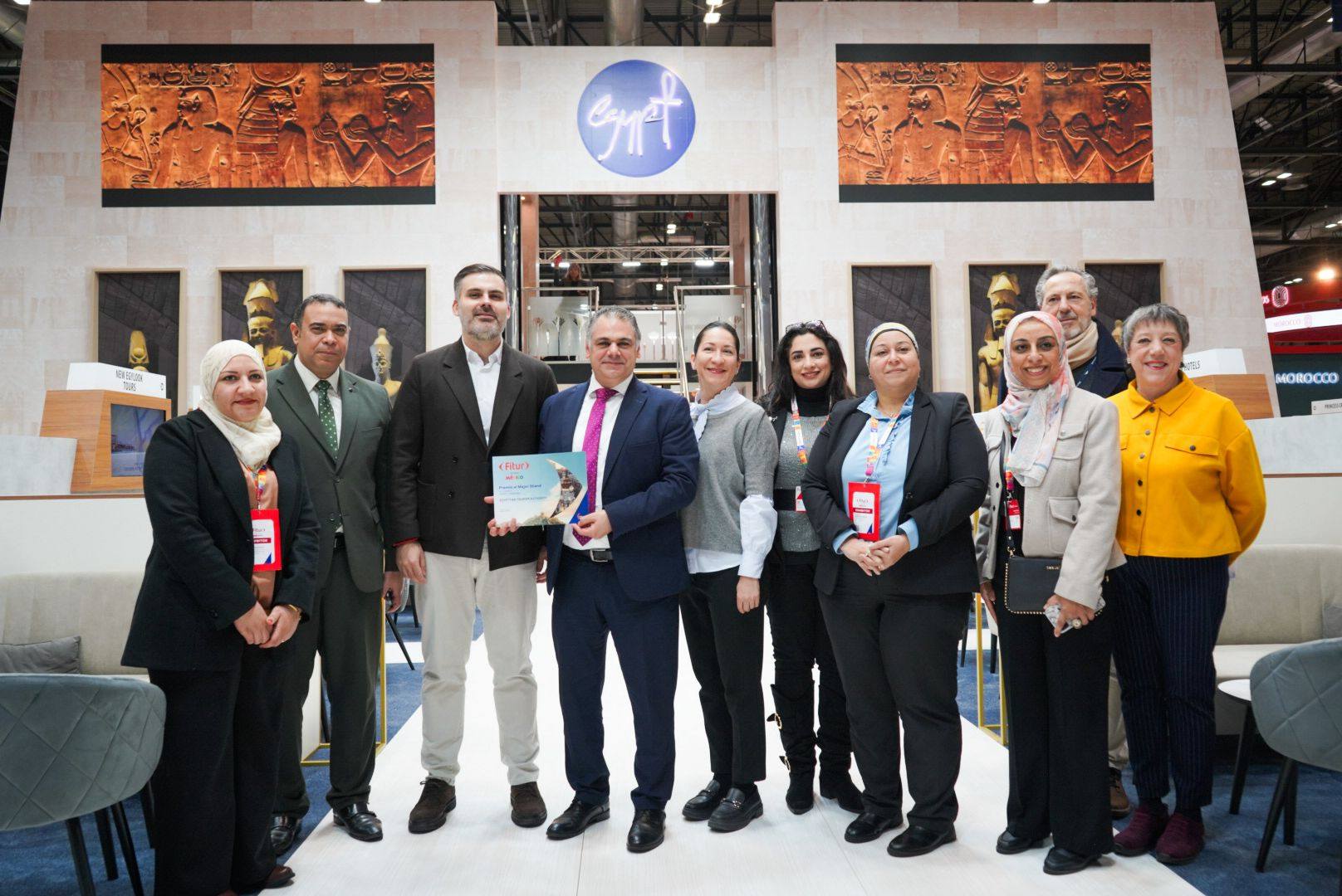 الجناح المصري الأفضل في معرض فيتور السياحي الدولي