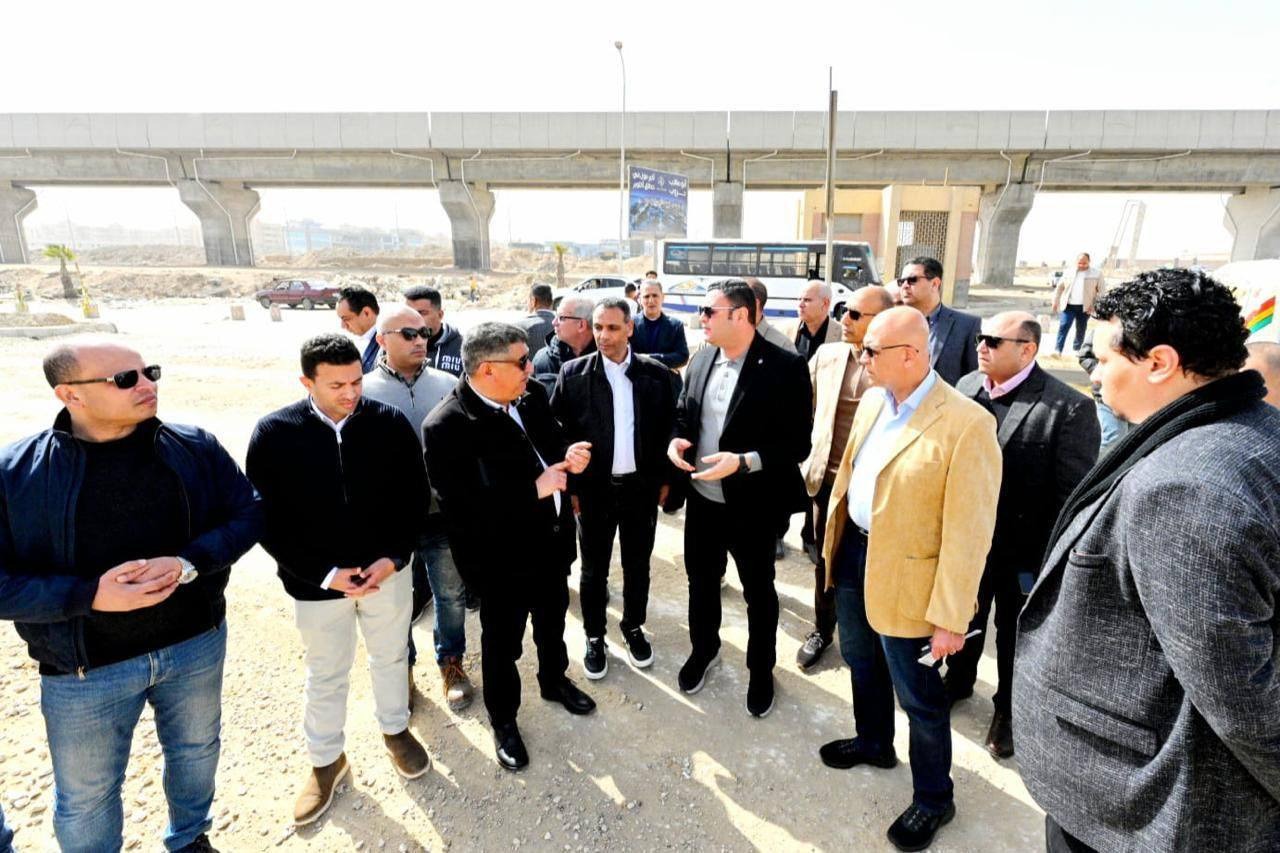 El-Sherbiny tours Hadayek October infrastructure sites