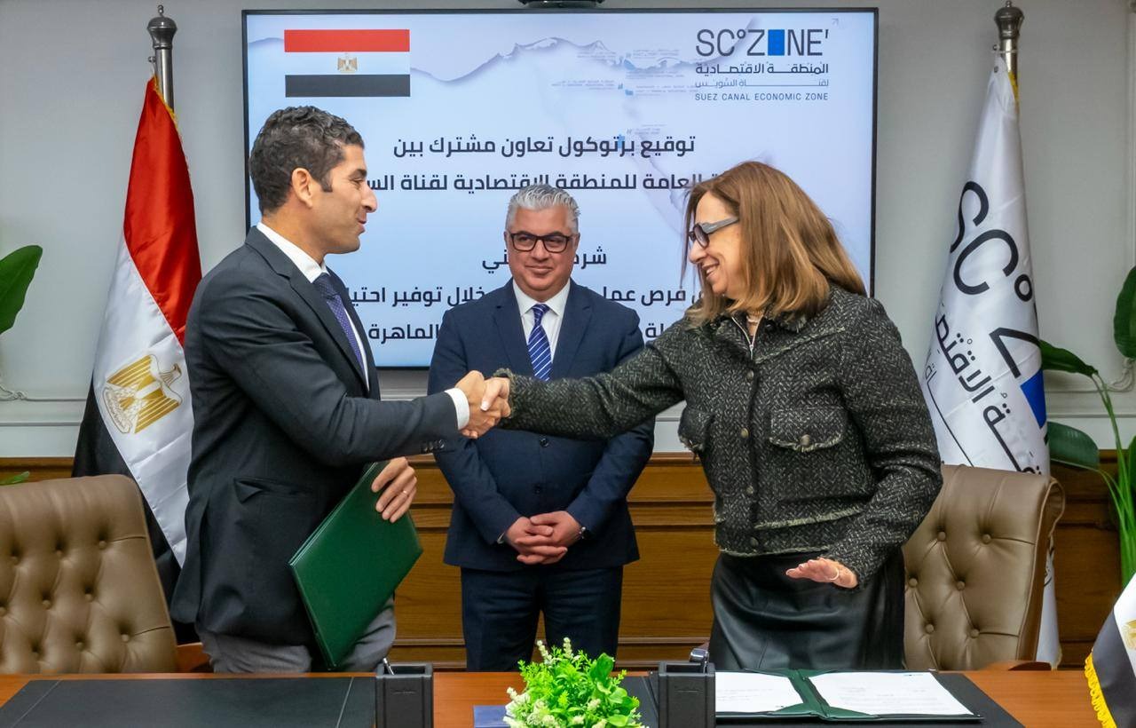 بروتوكول تعاون بين اقتصادية قناة السويس و«شغلني» لتدريب وتشغيل العمالة بمشروعات الهيئة