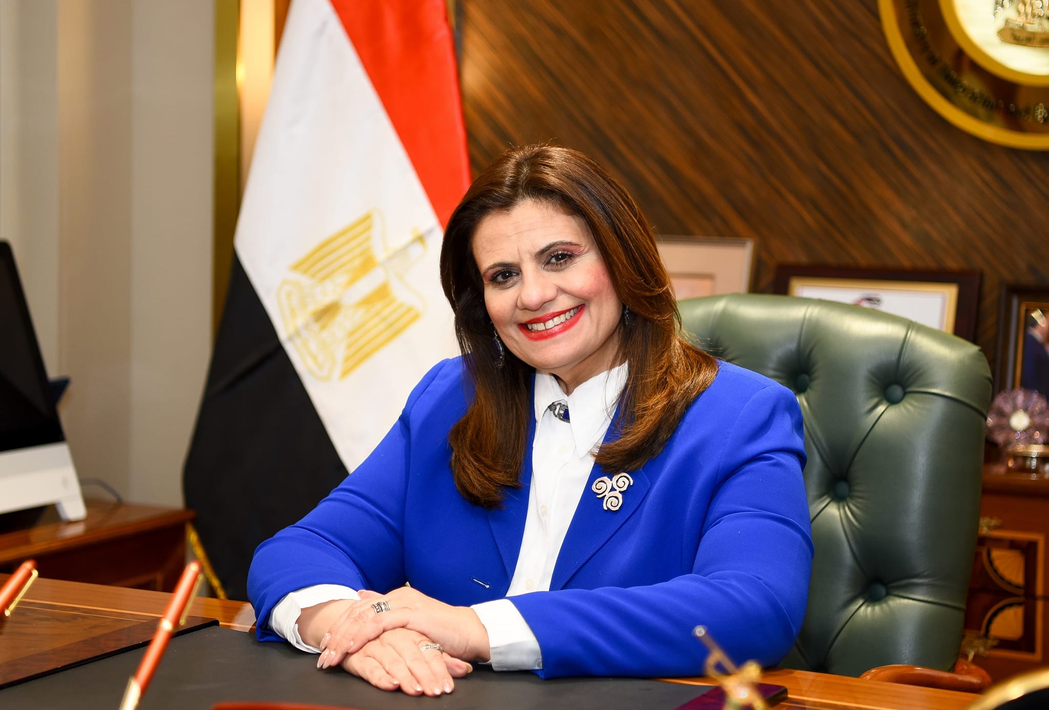 السفيرة سها جندي وزيرة الدولة لشئون الهجرة والمصريين بالخارج