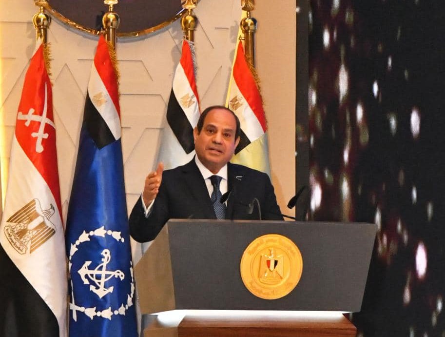 الرئيس السيسي يتحدث أمام اللجنة التثقيفية للقوات المسلحة