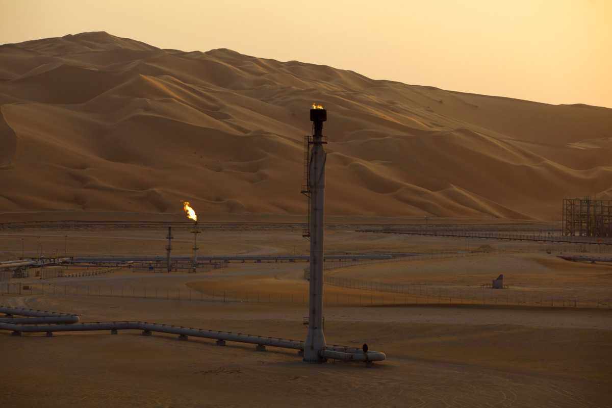 منشأة لعلاج النفط في شركة رامكو السعودية