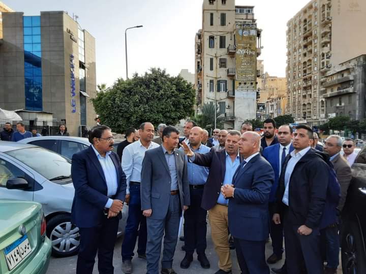 وزير النقل خلال تفقده مشروع مترو الإسكندرية