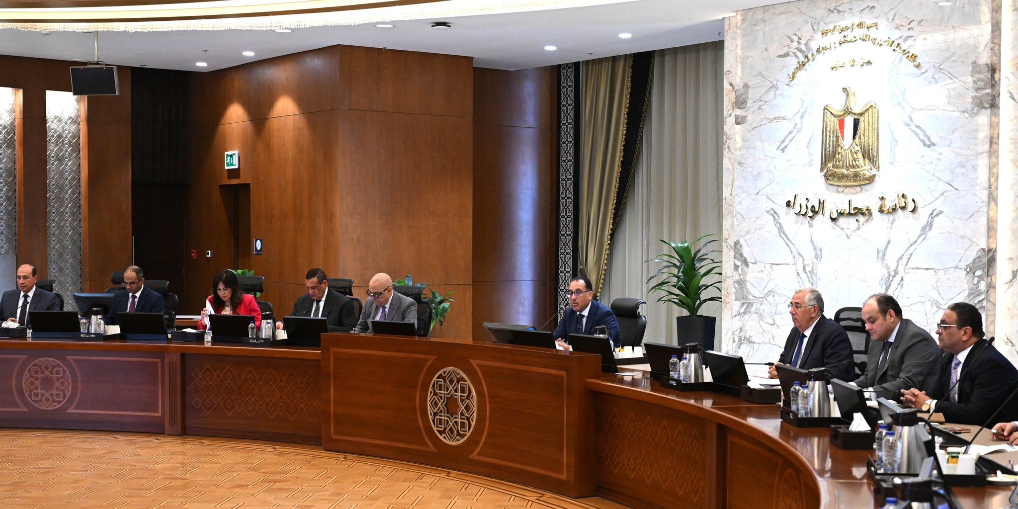 مصطفى مدبولي خلال اجتماع مجلس الوزراء حول المشروعات المتعثرة
