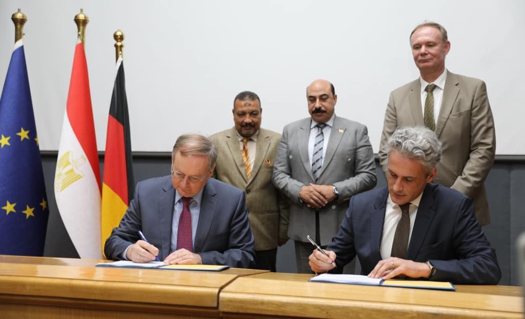خلال توقيع بروتوكول التعاون بين مصر وألمانيا في متحف النوبة بأسوان